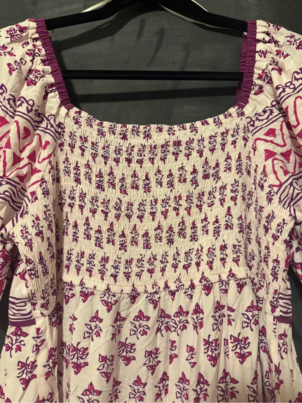 Women’s Purple Floral Boho Dress Size Small by UMGEE